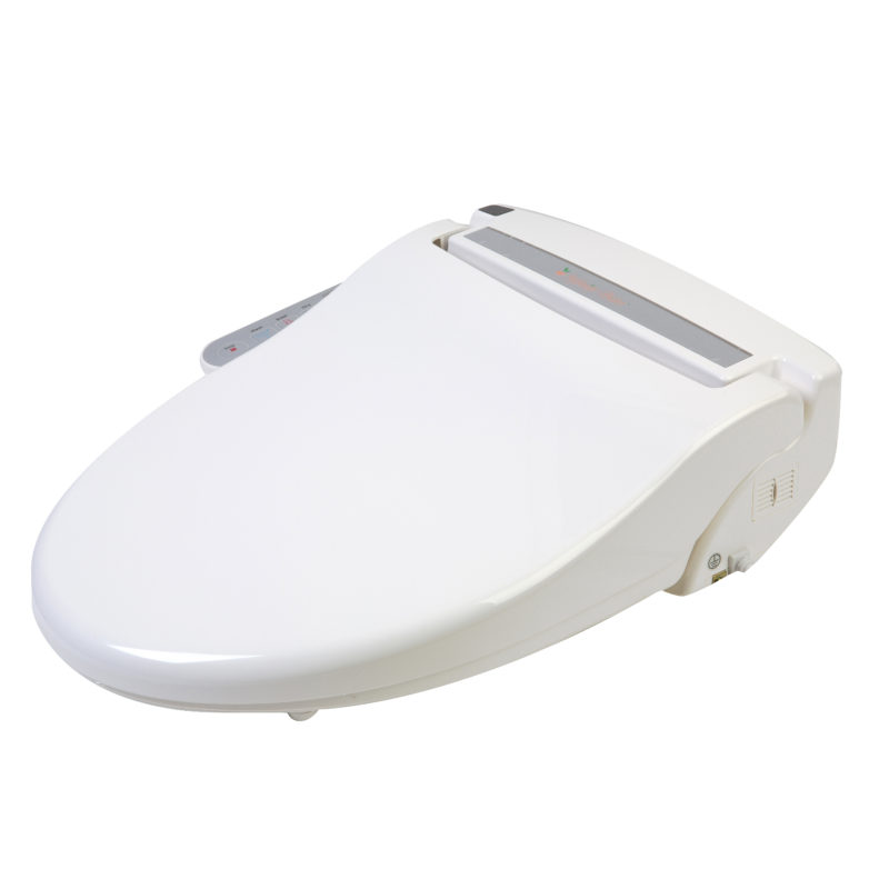Clear Water Bidets, Infinity XLC-2000 Bidet Seat with lid closed angle view left